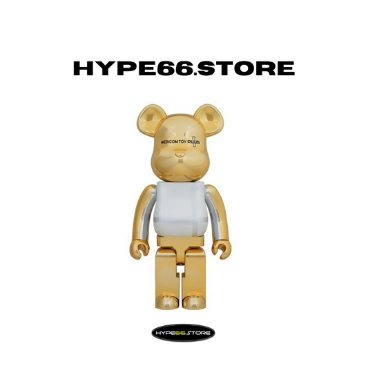 Bearbrick- MEDICOM TOY PLUS GOLD CHROME Ver.