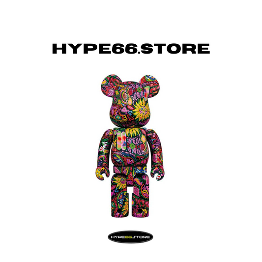 BearBrick Psychedelic Paisley